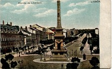 Avenida da Liberdade, Lisboa, Union Postale Universelle Postcard picture