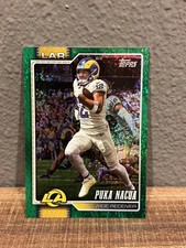 2026 Topps Flagship Football Puka Nacua #113 Green Foil /99 LA Rams picture