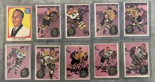 1961-62 Topps Hockey COMPLETE Set 1-66 Mid to High Grades Bobby Hull Mikita Hall picture