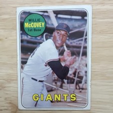 1969 Topps Willie McCovey #440 Yellow Last Name picture
