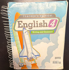 BJU Press English 4 Writing & Grammar Teacher's Ed 2nd Ed Spiral + CD-ROM picture