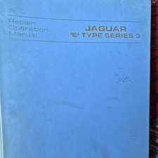 Jaguar Etype Series 3 Repair Operation Manual ( Original Service Manual) picture