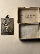1929 Rare Early Example Of The Haney Medal By Victor D Brenner With Original Box picture