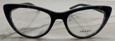 Prada VPR 05X Womens Eyeglass Frame, New, 512-1O1(Havana Blue Chess) 51 18 140 picture