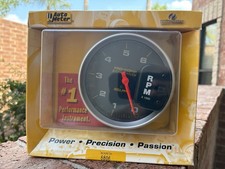 AUTO METER 6806 Pro Comp Memory Tachometer 5 In Air Core Peak RPM Recall Gauge picture