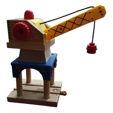 Chuggington Wooden Railway Wilson's Crane Working 2012 Fits Thomas Brio picture