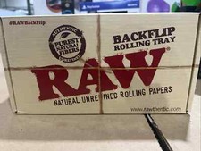 Raw Backflip Magnetic Bamboo Rolling Tray picture