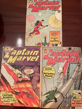 CAPTAIN MARVEL Adventures  #88, 94, & 122 - THREE Golden Age Comics picture