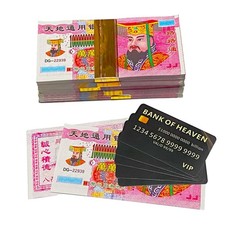 Ztikug Ancestor Money to Burn,500pcs Chinese Joss Paper Medium picture
