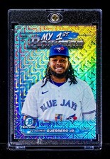 Vladimir Guerrero Jr. RARE MY 1ST BOWMAN MEGA MOJO REFRACTOR CARD Blue Jays picture