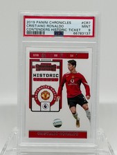 2019 Panini Chronicles Contenders Historic Ticket CR7 CRISTIANO RONALDO PSA 9 picture