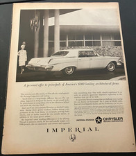 1963 Chrysler Imperial LeBaron - Vintage Original Print Ad / Garage Wall Art picture