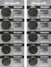 Energizer CR2032 3V Lithium Coin Battery 2032 New Fresh 10 Pcs USA Seller picture