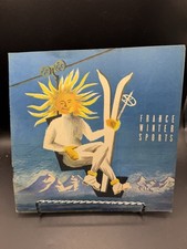 Vintage France Winter Sports Travel Brochure French Govt Skiing Poster  picture