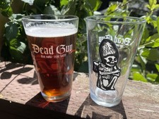 Rogue Dead Guy Ale Pint Glass SET of 2 – Discontinued Brewery – NEW picture