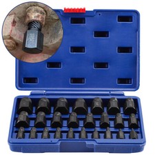 25Pcs Screw Extractor Set Hex Head Multi-Spline Easy Out Bolt Extractor Set NEW picture