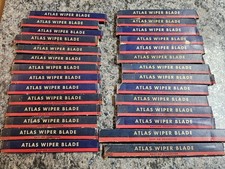 Vtg Atlas NOS Wiper Blade Lot Of 28 Blades 1920s 1930s FORD CHEVY DODGE Vintage  picture