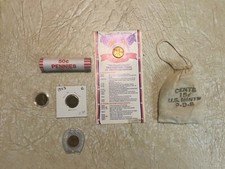 68 COIN LOT 1955P 1C  Double DIE MINT BAG COA ENCASED & COUNTERSTAMP CENT 1776 picture