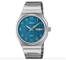 Casio MTP-E735AR-2A3V NEW 2026 Arabic Dial Teal Blue Men's Watch picture