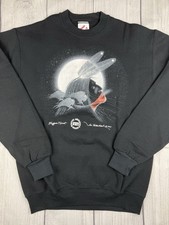 EUC VTG Jim Yellowhawk Native Warrior Sweatshirt Buffalo Spirit 1997 Sz Medium picture