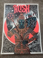 Rush Palehorse AP 2112 Poster Collectionzz S/N 130 Temple Of Syrinx Working Man picture