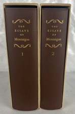 The Essays of Montaigne - Volumes 1 and 2 - HC w/Slipcase - 1946 picture