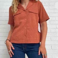 Athleta Echo Top-Copper-Size M-NWT picture