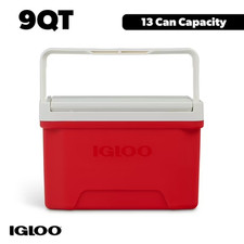 Igloo Small Cooler 9 Quart Laguna Ice Chest 13 Can Capacity Red picture