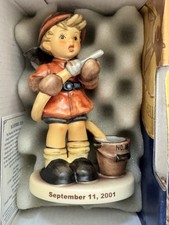 MJ Hummel Firefighter 9/11 Limited Edition Collectible Figurine with Box - RARE picture