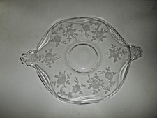 Pretty Fostoria Willowmere pattern elegant glass 13 1/8