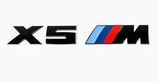 Gloss Black Trunk Emblem For BMW F85 X5M Rear Decal Badge picture