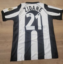 Juventus 1997/1998 Iconic Football Shirt Zidane 21 Size L picture