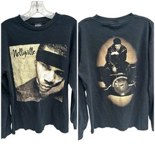 Vintage Nelly Nellyville Mens Medium Crewneck Sweatshirt Black Michael Rap Y2K picture