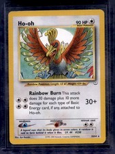 Ho-oh 18/64 Rare Neo Revelation Pokemon Unlimited Damaged picture