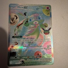 Pokémon 30th Celebration Mew ex 158/128 Full Art Holo Ultra Rare English NM picture