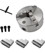 findmall 6 Inch Lathe Chuck K11-160 3-Jaw Self-Centering 160mm CNC Chuck New picture