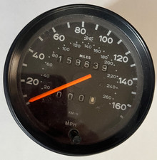 genuine porsche 911 carrera speedometer gauge 260mph 87  911.641.517.00 picture