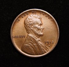 1913-D  Lincoln Wheat Cent  UNC picture