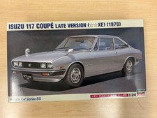Hasegawa 1978 Isuzu 117 Coupe Late Version Unassembled 1/24 Scale Model Kit Read picture
