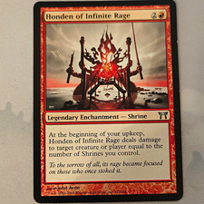 Wizards of the Coast Honden of Infinite Rage MTG COK Shrine Reg Eng Unc #172 picture