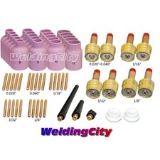 WeldingCity® 58-pcs Large Gas Lens Kit .040