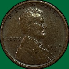 1922-D Lincoln Wheat Cent Extremely Fine XF Coin #49529 picture