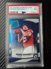 2017 Donruss Optic Rated Rookie Patrick Mahomes #177 PSA 9 picture