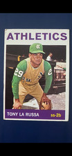 1964 Topps - Tony LaRussa #244 (RC) Kansas City Athletics - Thin crease, corners picture