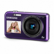 Samsung PL120 Dual Screen Camera 14.2 MP 5x Optical Zoom Built-in Flash- Purple picture