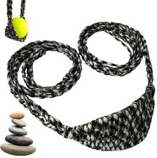 Paracord Balearic Shepherd Sling, 63 Inch Handcrafted Braided Slingshot, Roma... picture