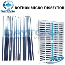 Rothon Micro Dissector blue Coated set of 20 pieces high quality instruments picture