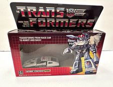 Hasbro Transformers Vintage G1 Autobot Prowl Police Car Figure w/ Box Gun 1984 picture