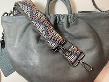 Latico Leathers Gray Ramble Tote  with Custom Strap Only. NEW picture