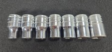Snap-on TWM Shallow Socket Lot 7pc Metric 1/2